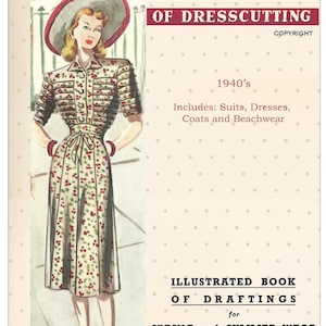 ハスラム・ドレスメイキング・システム No. 18 1940年代 PDF デザインブックレット