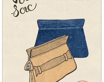 1940s Handbag French PDF Sewing Pattern