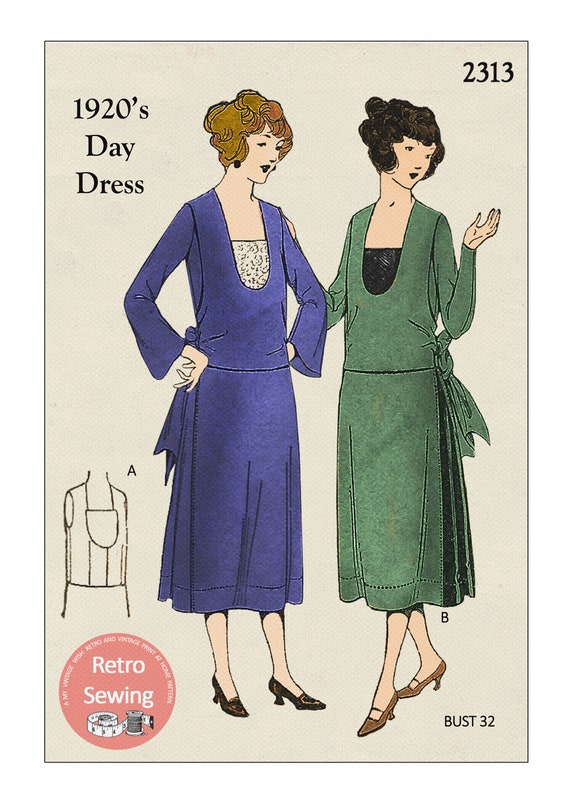 1920s day dress