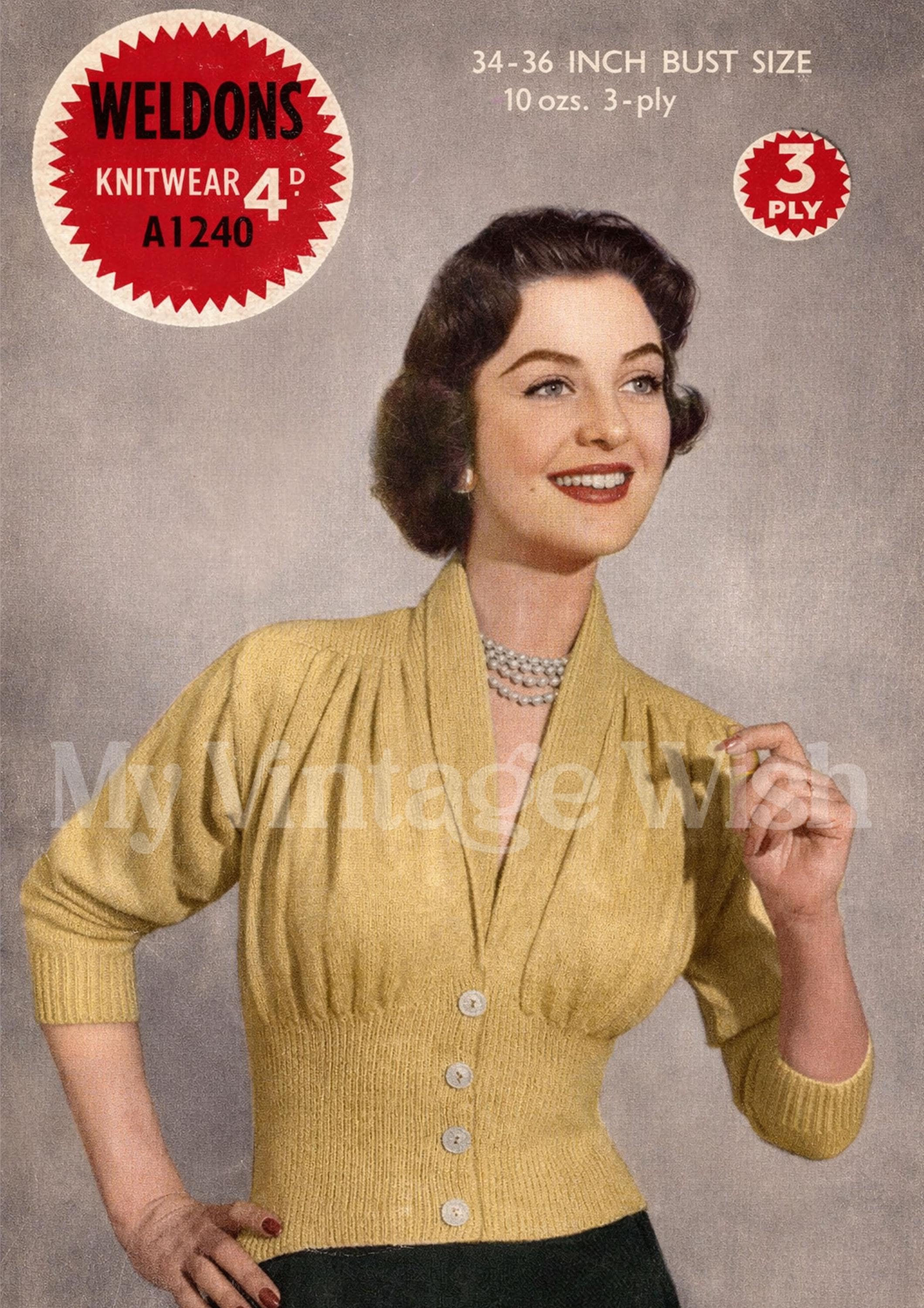 専用　50s vintage Bradford 肉厚 knit cardigan The 