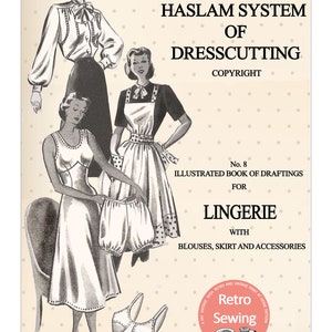 The Haslam System of Dresscutting Lingerie No. 8 PDF Booklet - Etsy