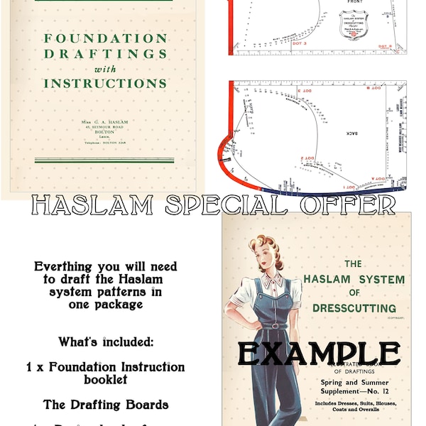 Haslam Dresscutting System Three in One Special Offer