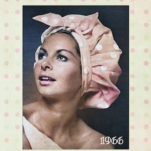 PDF Sewing Pattern: Mob Cap & Turban Hat – Easy DIY Headwear