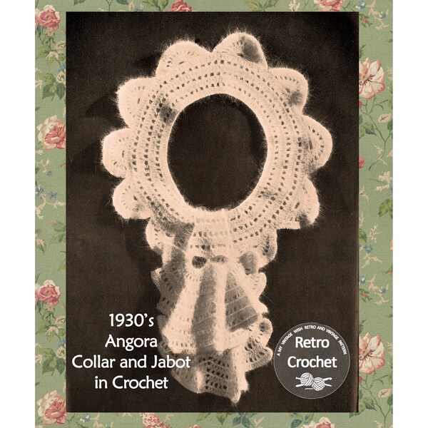 Crochet Jabot Etsy