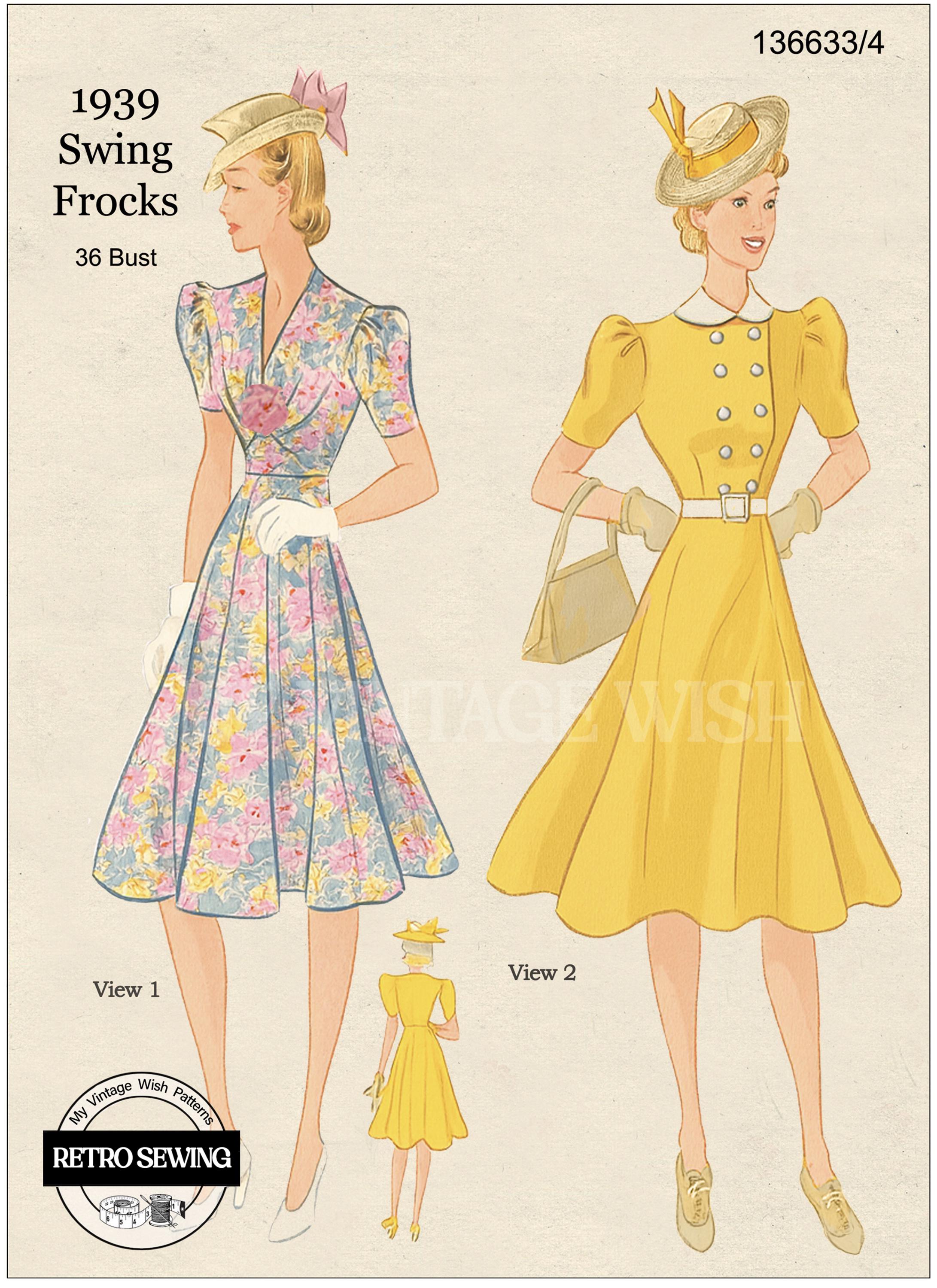 1930's Swing Dress - Etsy