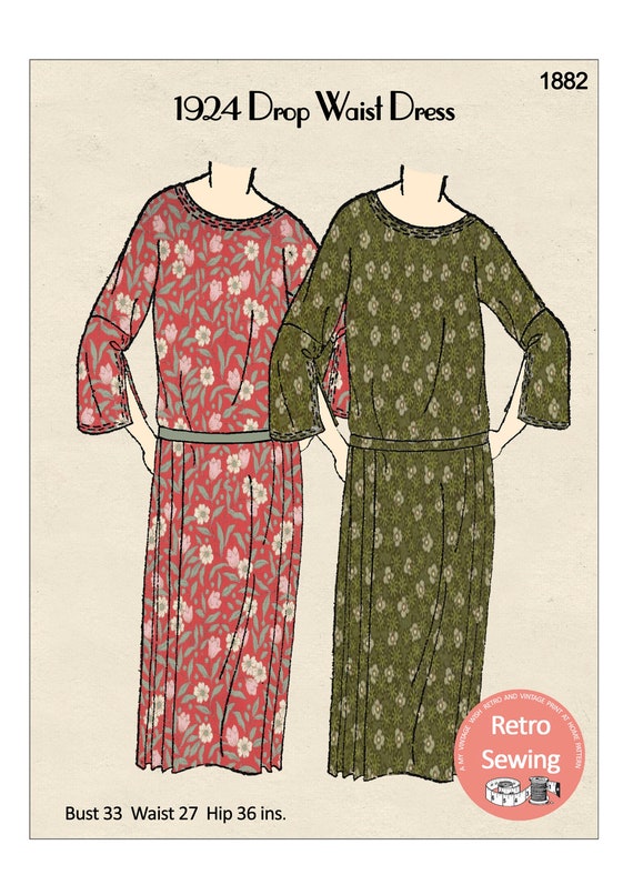 Wrap Dress With Kimono Inspired Sleeves PDF Sewing Pattern -  Israel