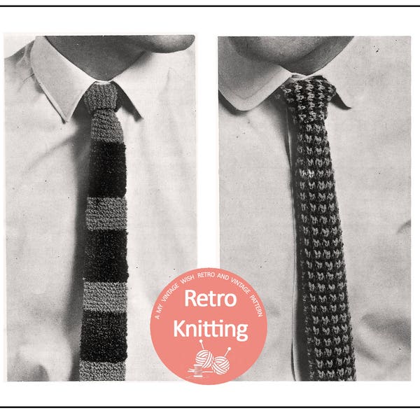 mens skinny tie pattern