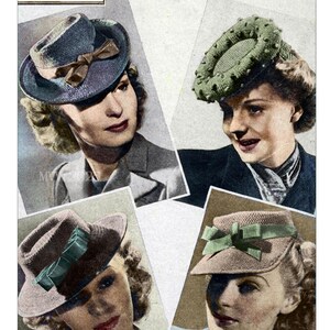 1940s Trilby Hat - Etsy