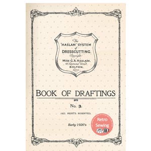 The Haslam System of Dresscutting  No. 3 1920&#39;s PDF Instant Download