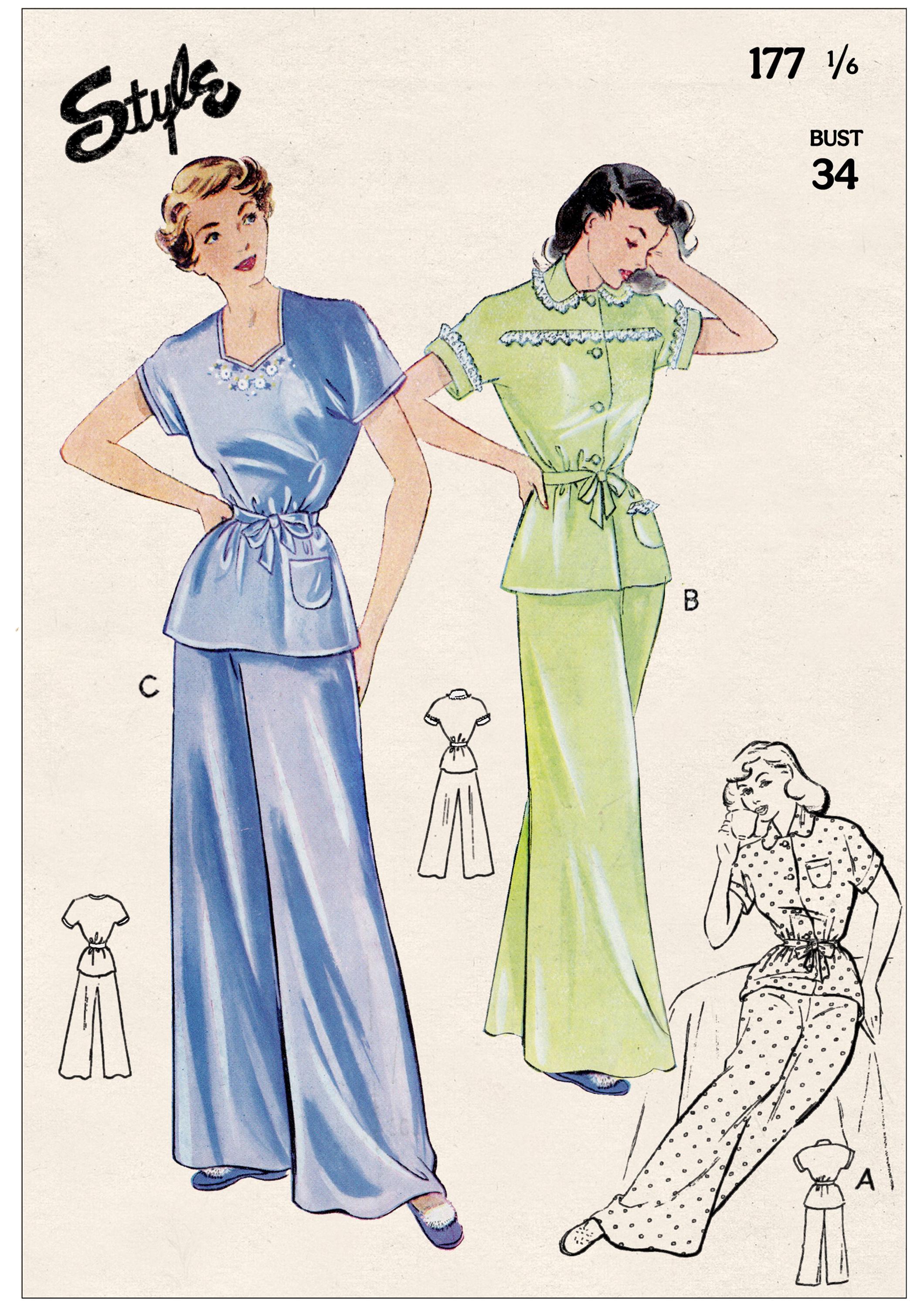 ビンテージ50's60's☆Wingsパジャマシャツ生成り☆40's寝間着F&E