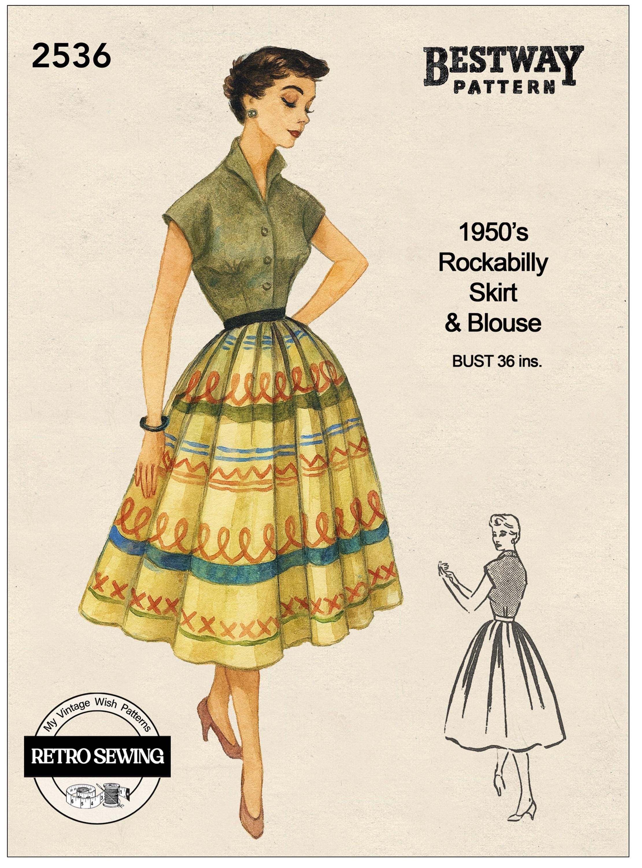 50s skirt スカート サーキュラースカート ビンテージ ロカビリー