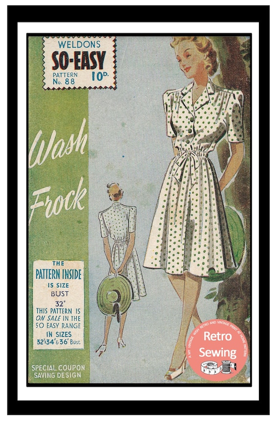 Vintage 1940/'s Sewing Pattern Set of Bra Tops WWII Pin-UP Rockabilly Bust 34-36