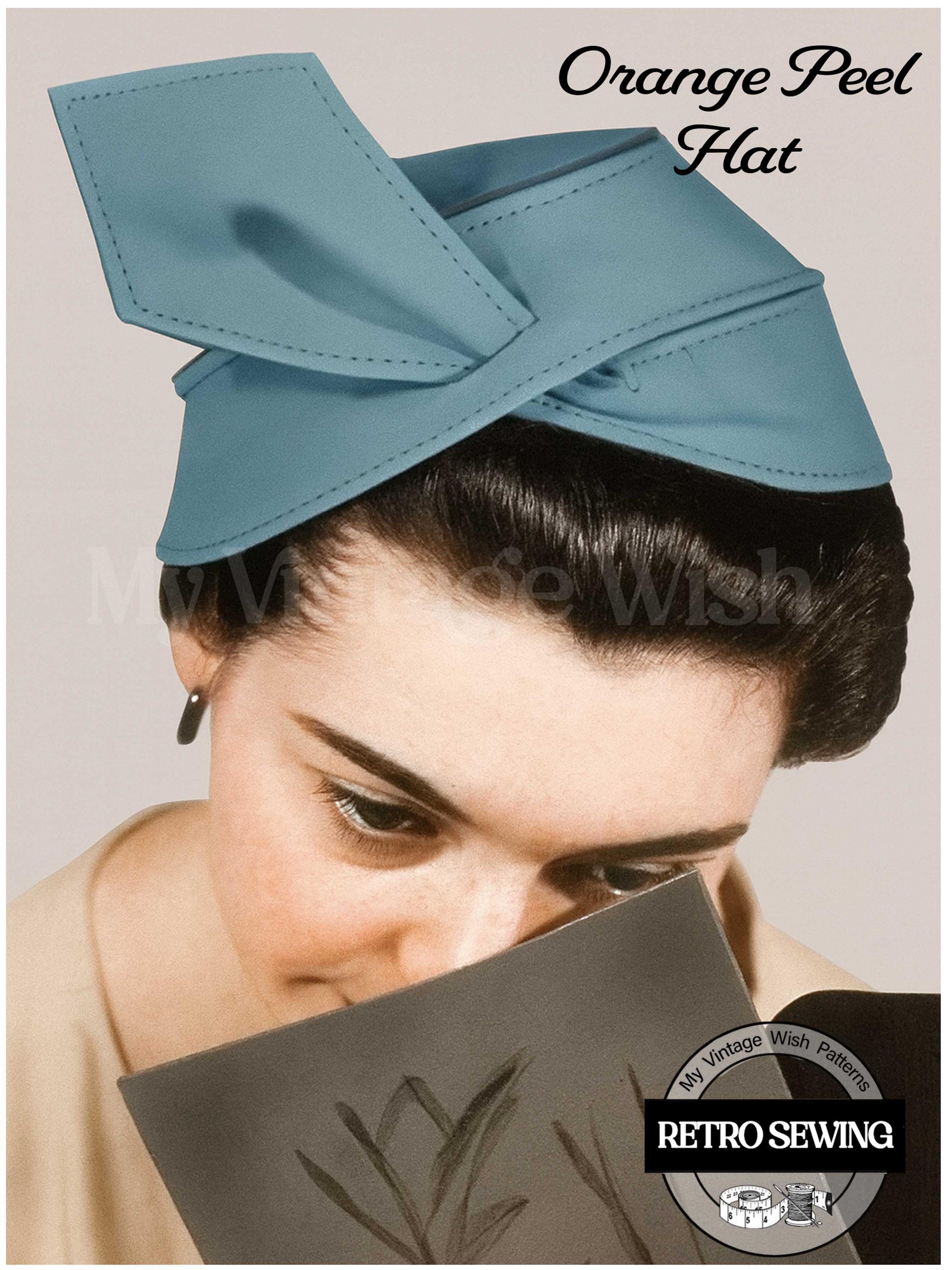 Vintage 1950s Champagne Tulle Turban Hat w Satin Bow – Schuster’s – Original Box Ivory Turban Hats for Women for sale | eBay main image 2