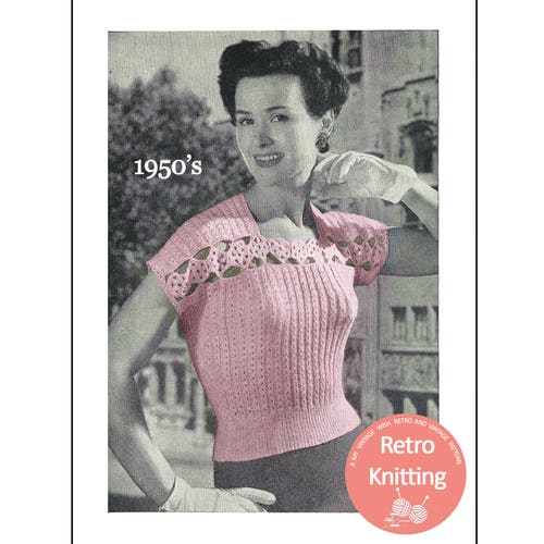 Instant Download PDF Knitting Pattern for Cardigan and Sweater - Etsy
