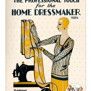1920s Professional Touch for the Home Dressmaker PDF Sewing Book