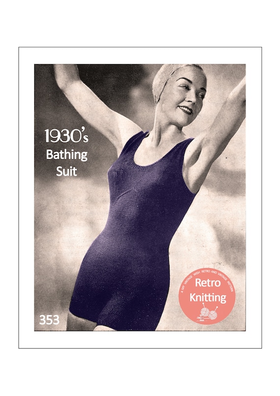 Knit one piece swimsuit cheap