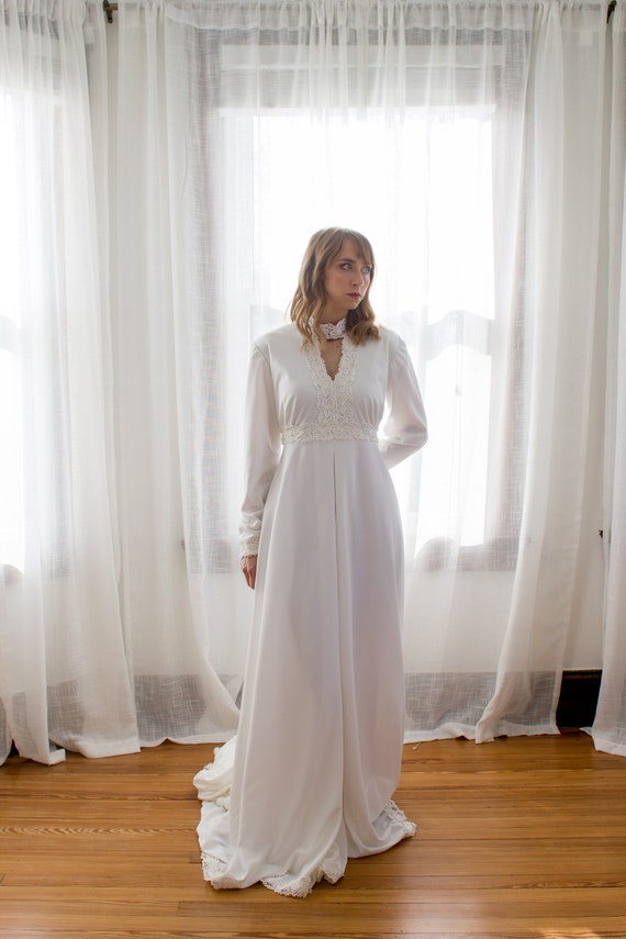 Jersey knit sales wedding dress
