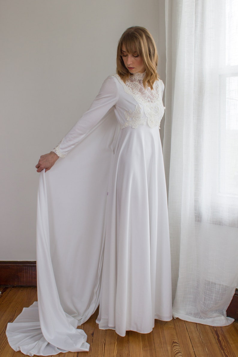 jersey knit gown