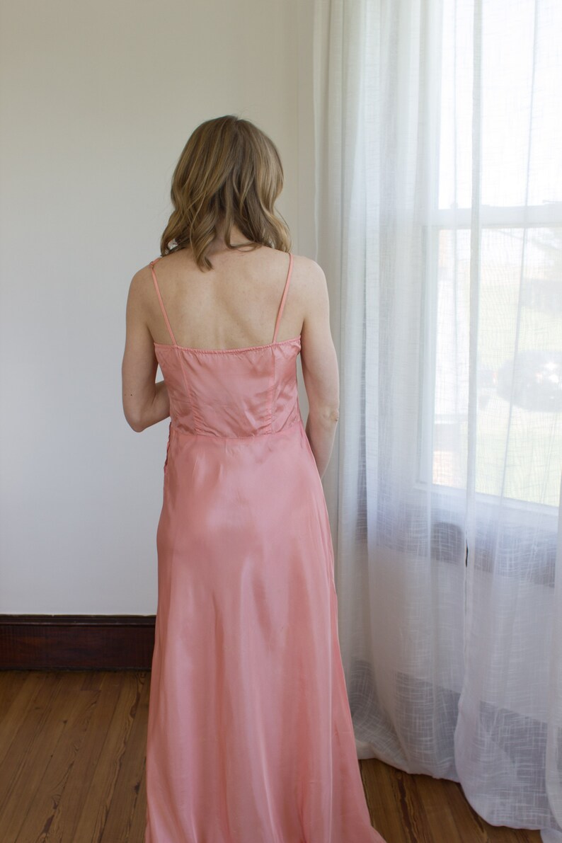full length silk slip