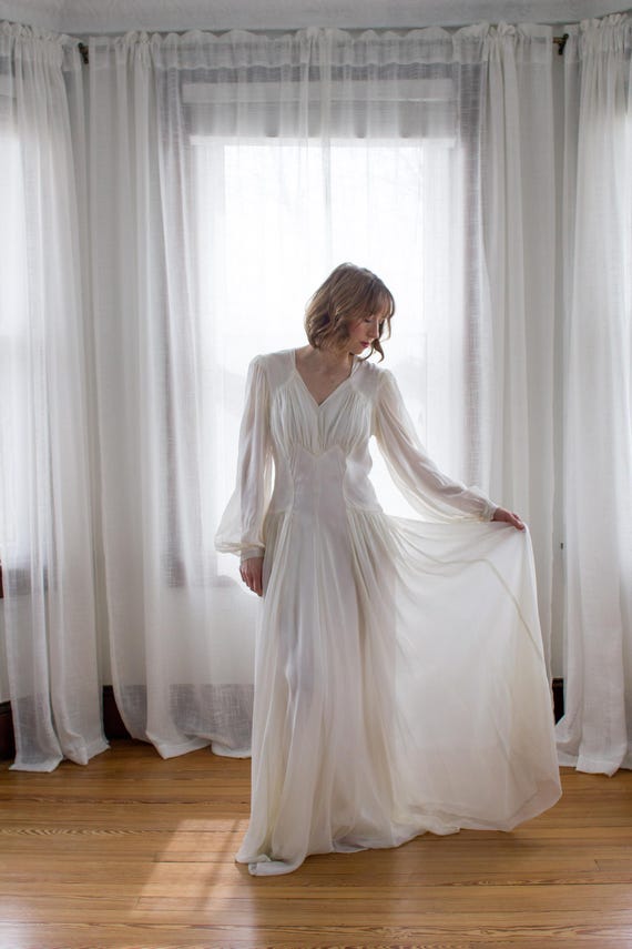 sheer fabric wedding dress Dilara