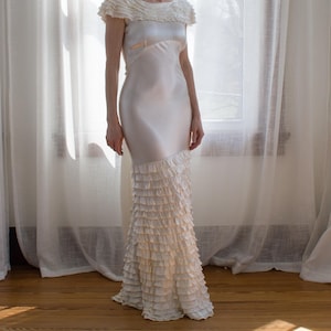 flamenco style bridesmaid dresses Flamenco Style Wedding Dress Flamenca Custom-Made A-line Illusion Neckline Wedding Dress