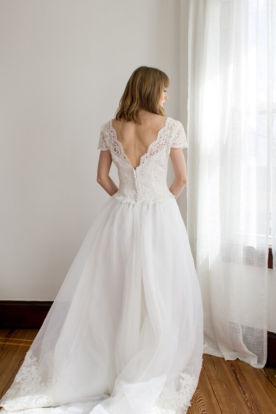 Vintage House of Bianchi Wedding Gown 