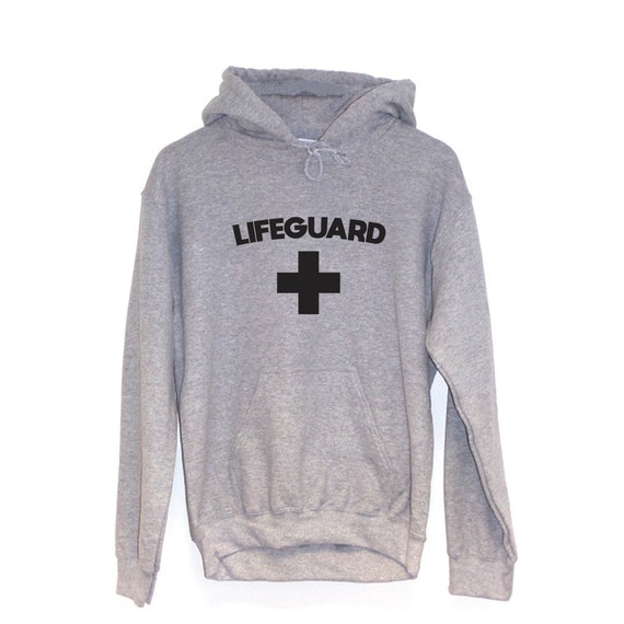 Fancy Dress HOODIE Baywatch Beach Lifeguard