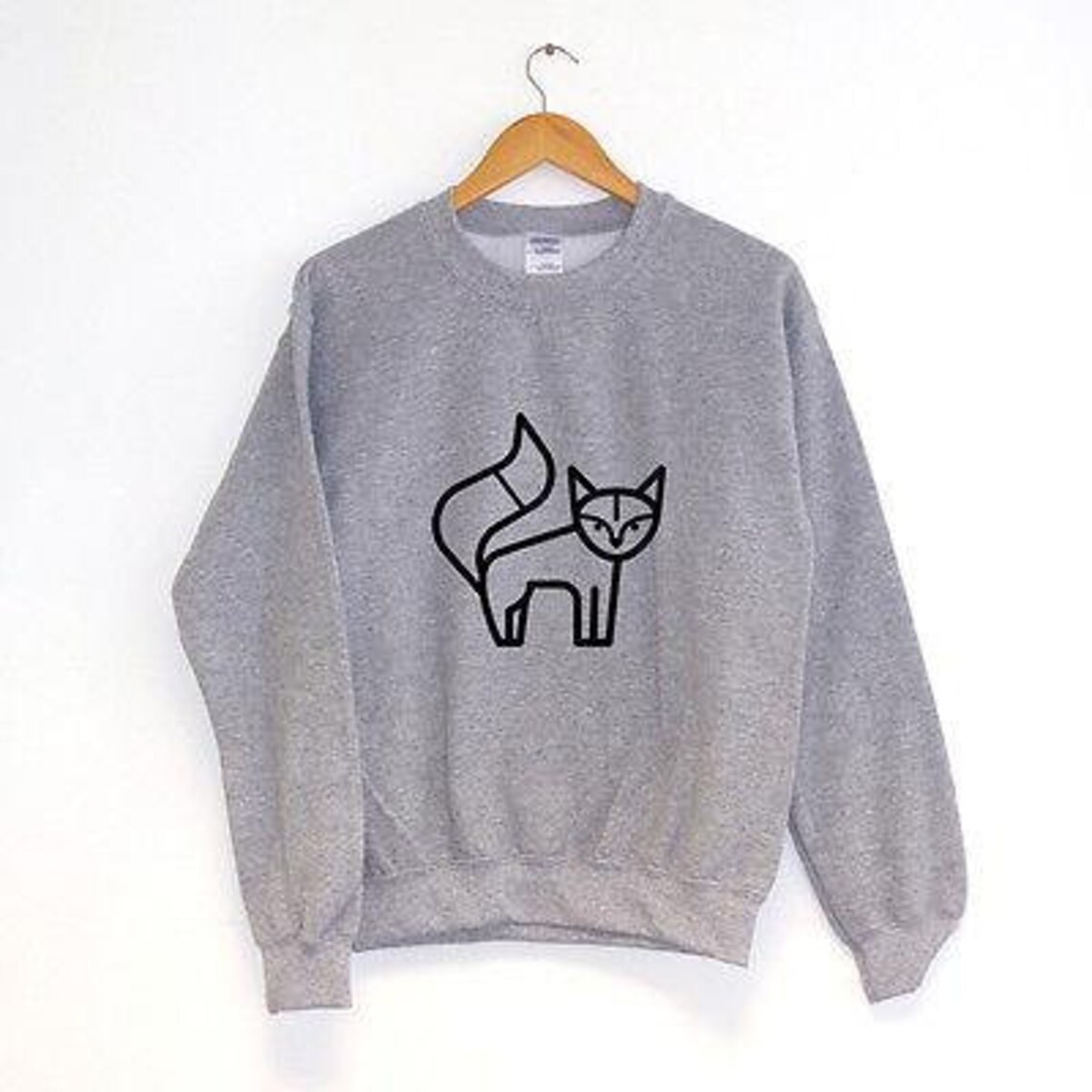 Fox sweater sweatshirt jumper hipster clothing | Etsy
