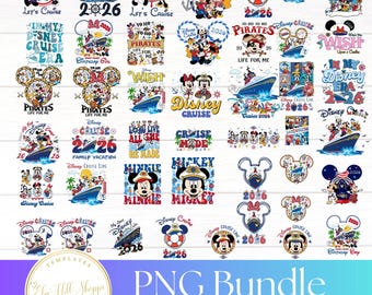 マウスと仲間たちのクルーズPNGバンドル、家族旅行2026、休暇旅行PNG、旅行PNG、初めてのクルーズ旅行、マウスと仲間たち