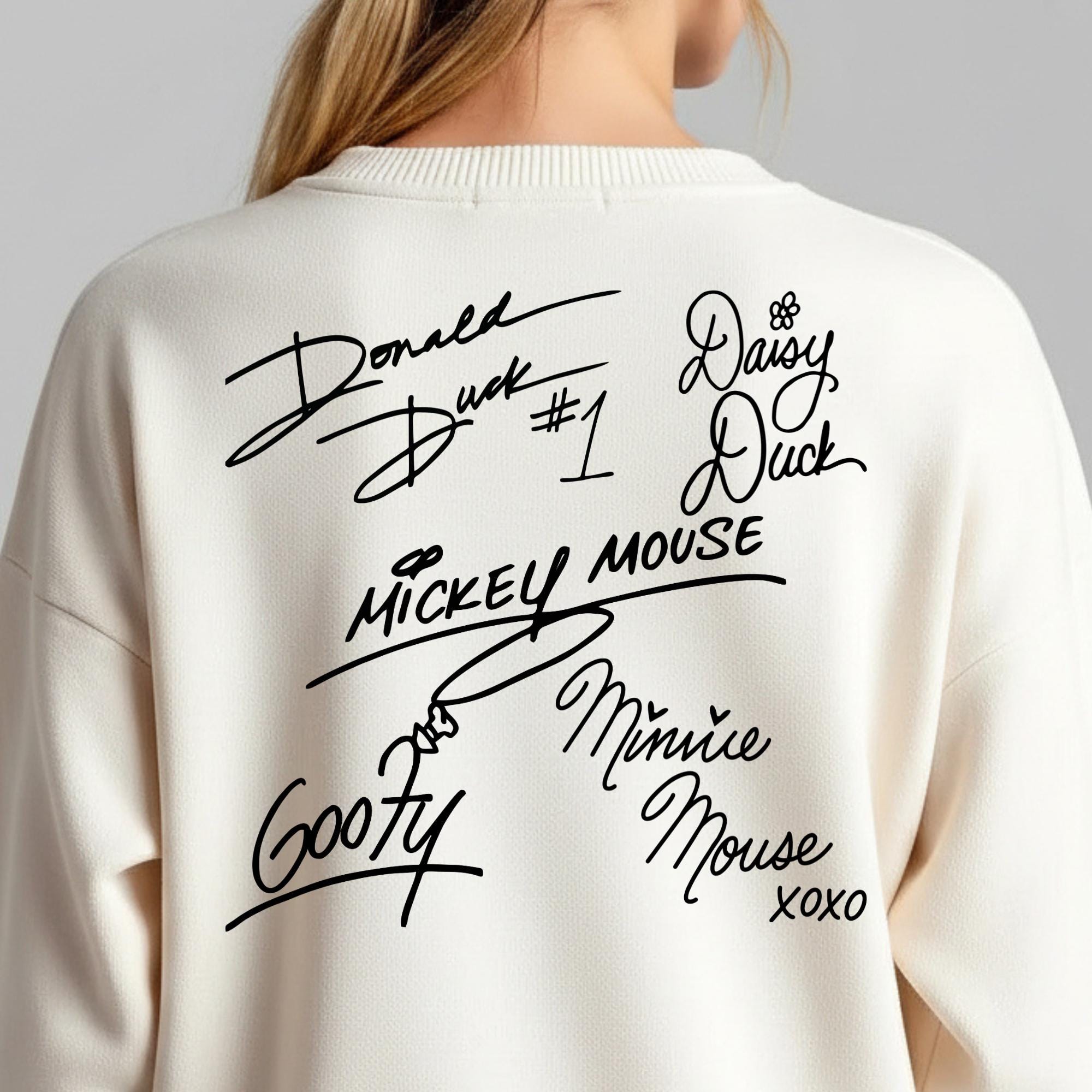 Mouse and Friends Fab 5 Autographs SVG Bundle: Cricut, Vinyl Cut File ...