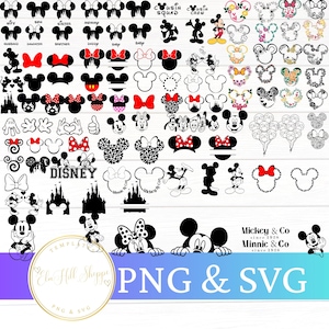 Mushuvudsilhuett Dold mus PNG SVG Bundle Clipart Semesterskjortkit