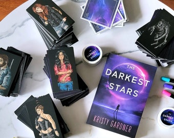 Autographed Paperback + Limited Edition Book Swag Combo - The Darkest Sars