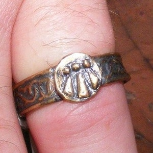 Awen Druid Bronze Ring Ask about availability before buying Limited sizes