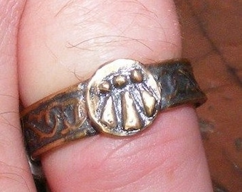 Awen Druid Bronze Ring Ask about availability before buying Limited sizes
