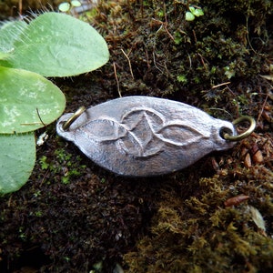 Celtic Serch Bythol Everlasting Love Bronze Pendant