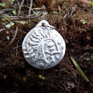 Celtic Warrior Iceni Boudicca Sterling Silver Pendant