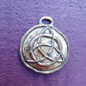 Triquetra Celtic Trinity Bronze Pendant