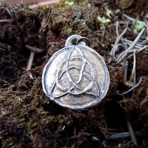Triquetra Keltische Dreifaltigkeit Bronze Anhänger