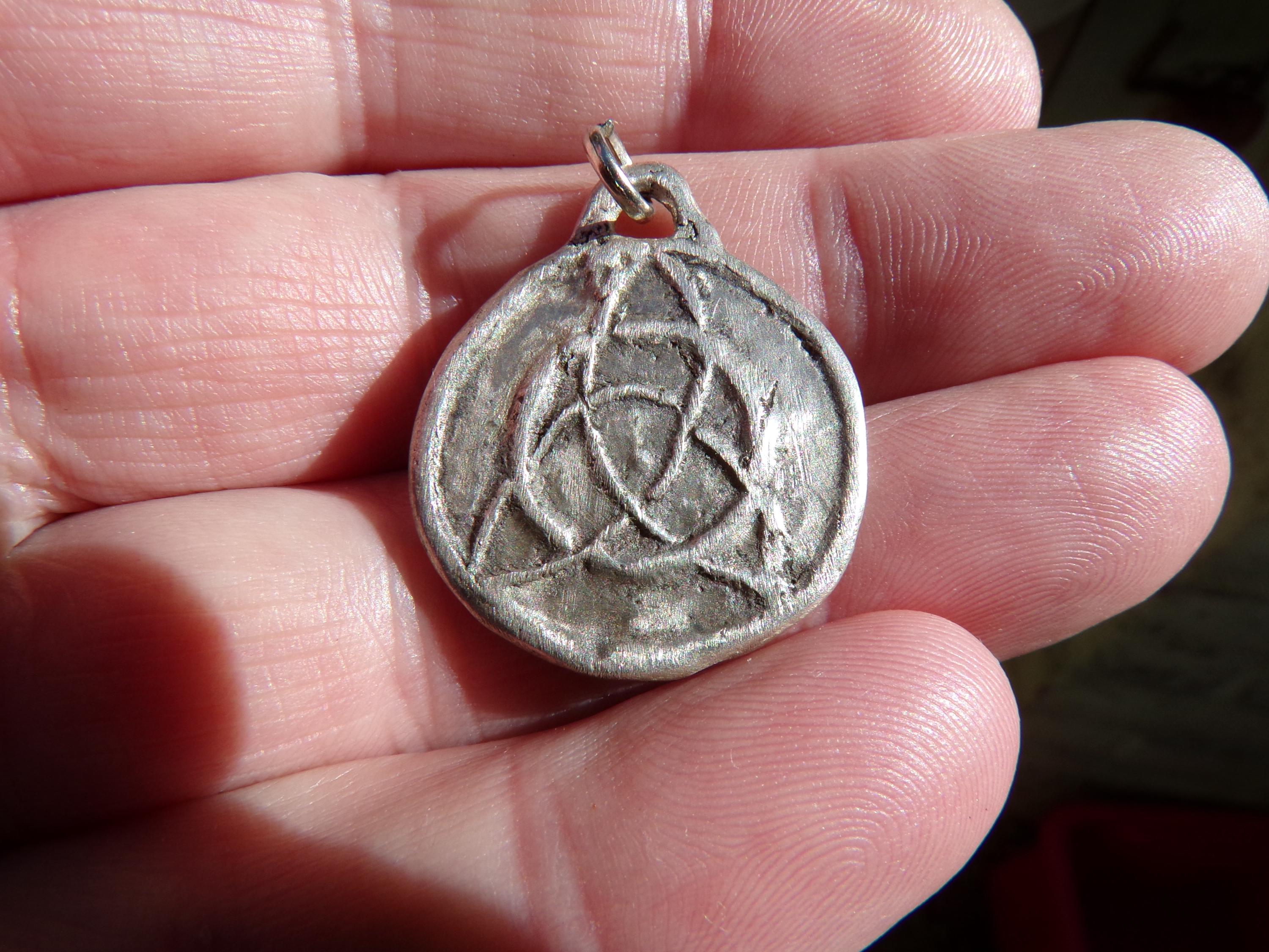 Triquetra Celtic Trinity Celtic Knot Sterling Silver Pendant - Etsy