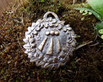 Druid Awen Bronze Pendant