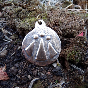 Druid Awen Bronze Pendant
