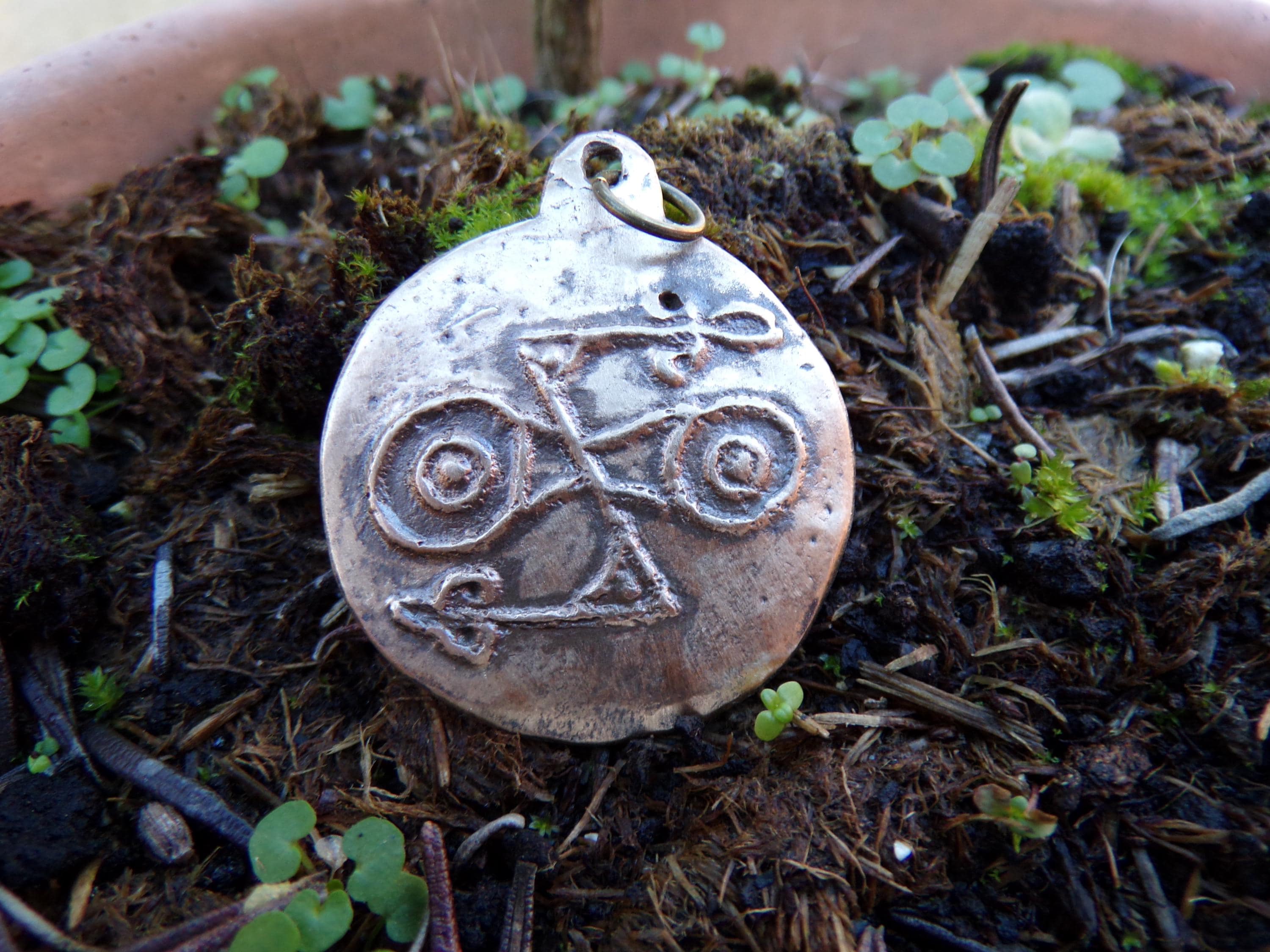 Scottish Pictish Double-disk Z-rod Bronze Pendant - Etsy
