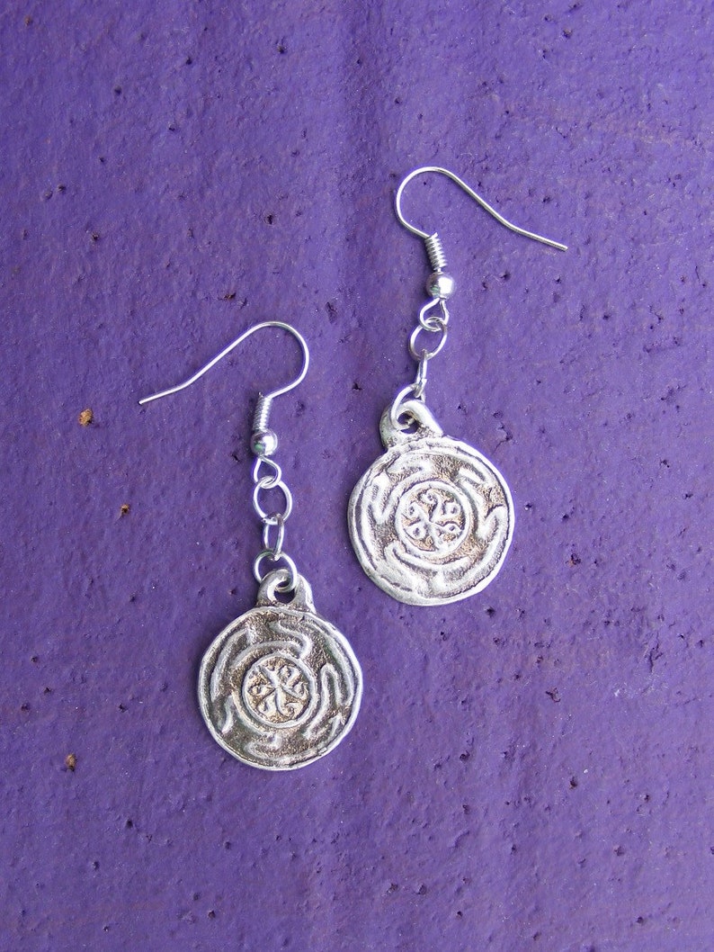 Hekate/'s Wheel Sterling Silver Earrings