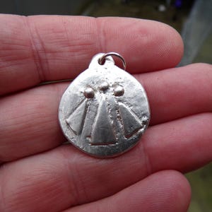 Druid Awen Sterling Silver Pendant