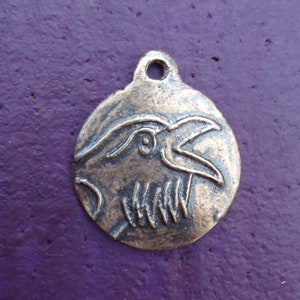 Raven Bronze Pendant