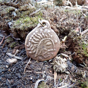 Celtic Warrior Iceni Boudicca Bronze Pendant