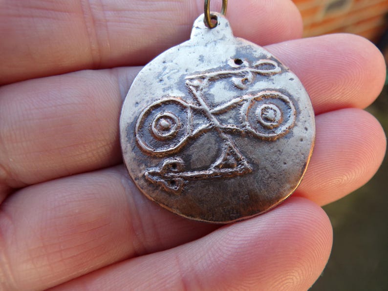 Scottish Pictish Double-disk Z-rod Bronze Pendant - Etsy