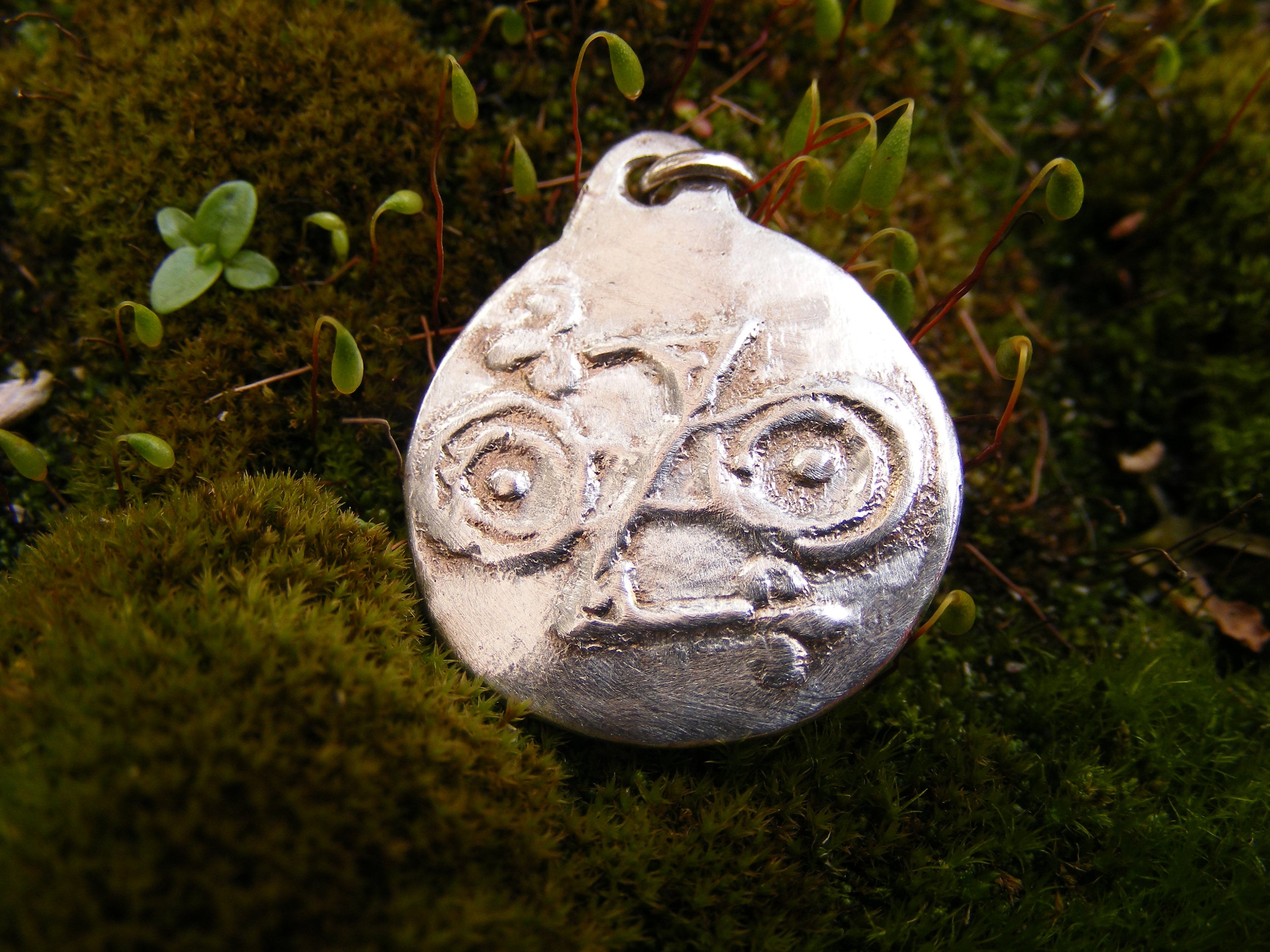 Scottish Pictish Double-disk Z-rod Sterling Silver Pendant - Etsy UK