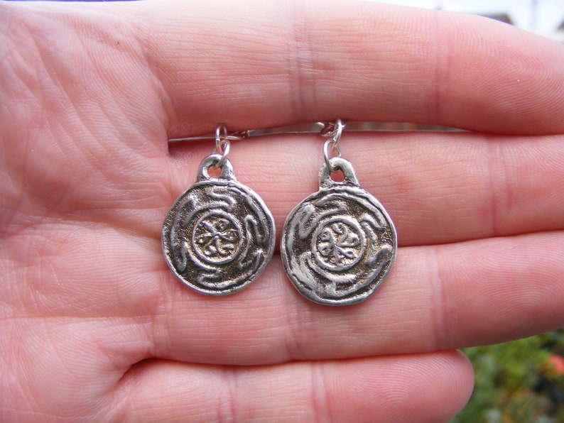 Hekate/'s Wheel Sterling Silver Earrings