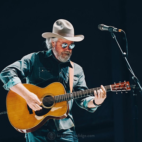 Robert Earl Keen - Live at Whitewater Amphitheatre in 2019 (color matte print)